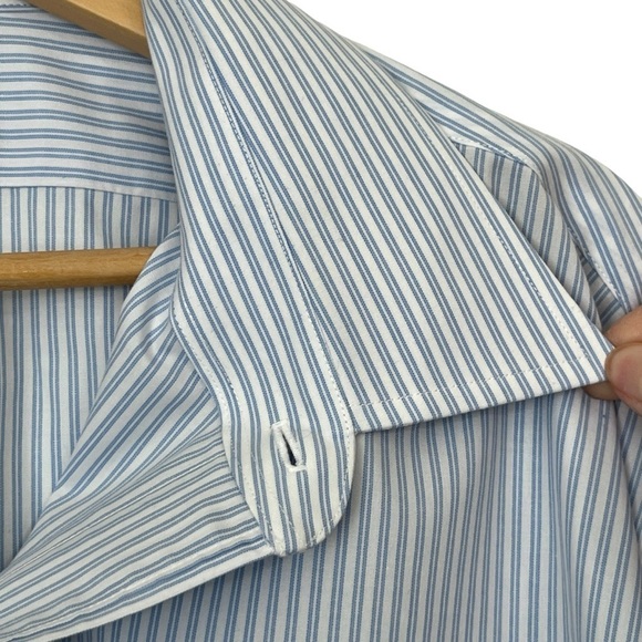 Brooks Brothers Traditional Fit Non-Iron Stretch Mens Dress Shirt Sz 18 - 34 - Picture 5 of 12